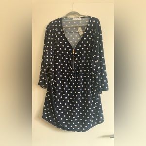 Avenue 30/32 Navy Dot Tunic